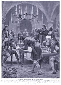 Scena la mattina della morte di Guglielmo I, anni 1920